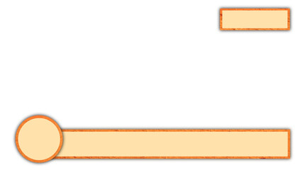 動画テロップ素材：ウッド