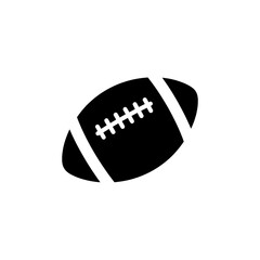 American Football Icon Silhouette