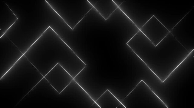 abstract glowing neon lines in white for music dj party vibrant abstract background featuring dynamic neon line patterns in, abstract blue and red neon light, stage, party, dj music background.