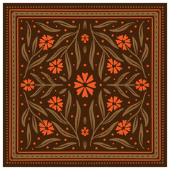 bandana design vector scarf illustration