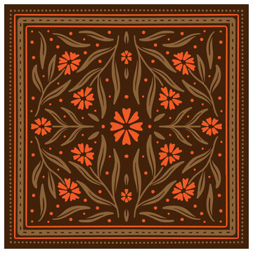 bandana design vector scarf illustration
