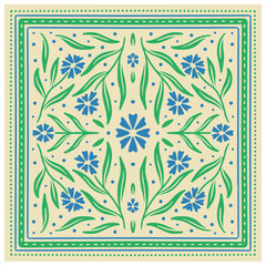 bandana design vector scarf illustration