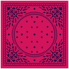 bandana design vector scarf illustration