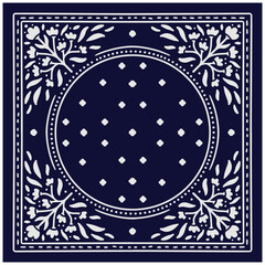 bandana design vector scarf illustration