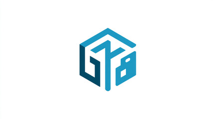 Luxury modern logo for rental homes, rooftop icon with abstract key, clean minimalist typography, white background, 32k