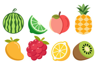 Tropical Fruit Assortment with Vibrant Exotic Selection for Summer Food Branding Projects