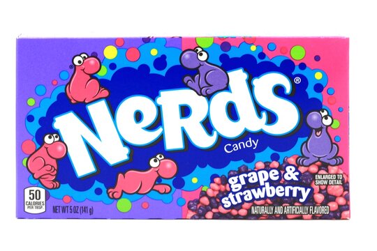 Nerds brand candy box for consumer sales