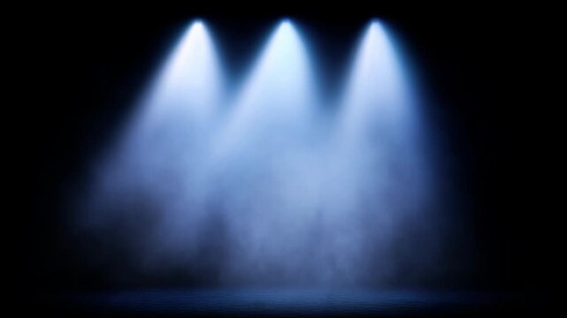 Abstract abstraction white light smoke stage spot lamp background design animation motion blue bright loop glow render smooth detailed sparkle three dimensional magic pulse colours stripes animation