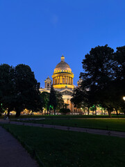 Night view of St. Petersburg