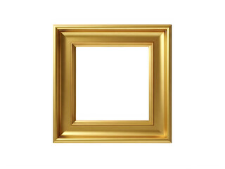 Fototapeta premium An intricately designed golden picture frame with a classic and elegant look