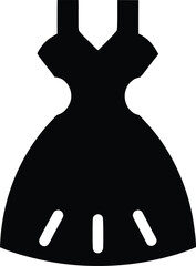 Obraz premium color changing e textile dress silhouette vector illustration on transparent background