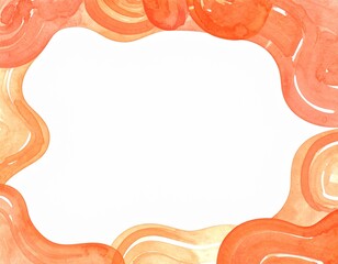 オレンジ色のフレーム