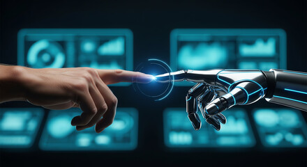 Business Meeting with Handshake and Collaboration in Modern Office.