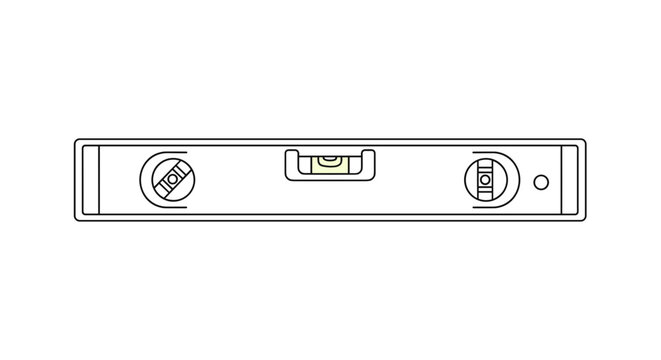 Spirit Level Tool for Construction.