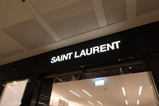 Yves Saint Laurent store at Milano Malpensa Airport (MXP) in Milan, Italy on May 21, 2025