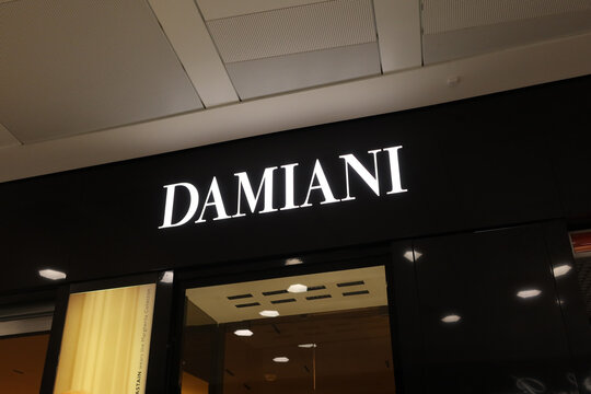 Damiani store at Milano Malpensa Airport (MXP) in Milan, Italy on May 21, 2025
