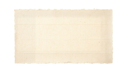 piece of white paper tear isolated on white background