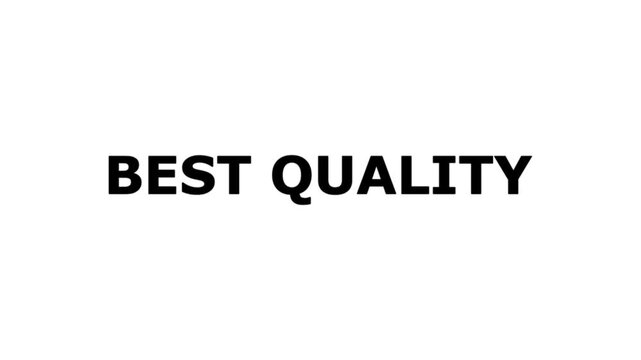 Best Quality  text animation with black screen for footage. Text lettering whiteboard isolated background, Typography Motion Graphic animation for social media. Suitable for end screen of video