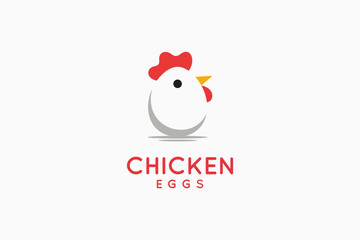 Chicken egg logo symbol icon design