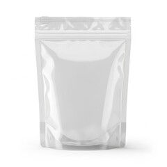 Transparent resealable stand-up pouch packaging for food, supplements, or consumer goods
