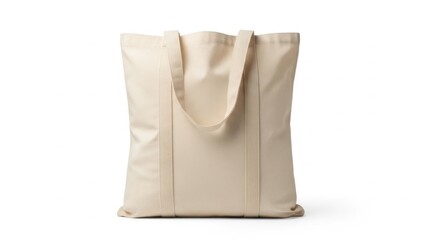 Stylish neutral-toned canvas tote bag featuring simple yet elegant design perfect for everyday use