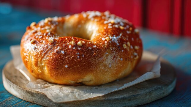 焼きたてのベーグル