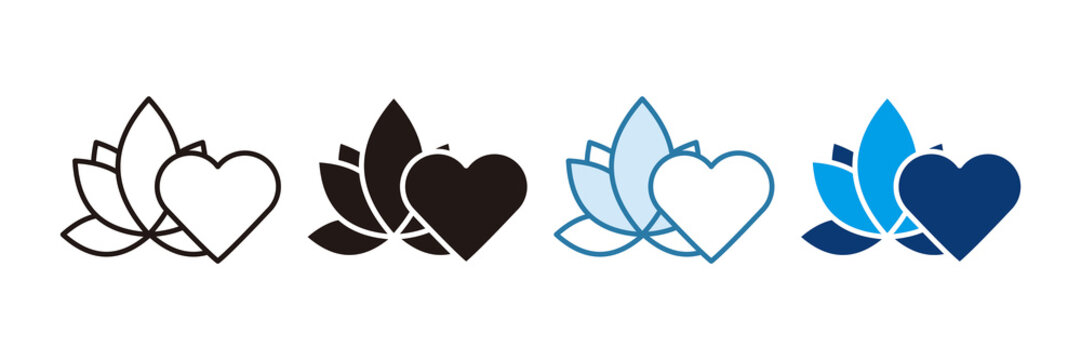 Wellness Program Icon Set Multiple Style Collection