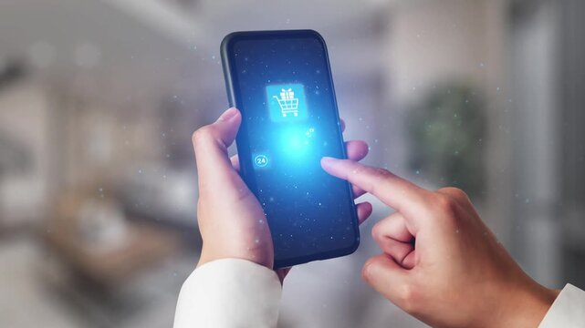 Concept of social media shopping transforms e-commerce. This platform offers seamless shopping experiences, enhancing social media interaction for online business growth. Gist