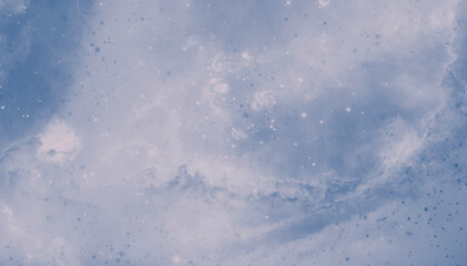 Soft blue watercolor texture with scattered white dots