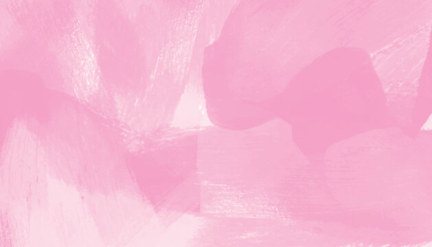 Soft Pink Watercolor Brush Strokes Texture abstract