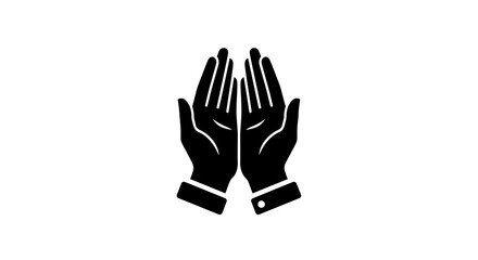 Obraz premium Praying Hands Icon.