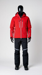 young man in winter clothes