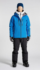 young man in winter clothes