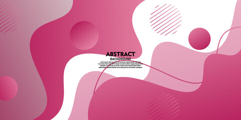 Abstract pink wave pattern background. Futuristic overlapping shape banner design concept pattern element. Vector Eps10