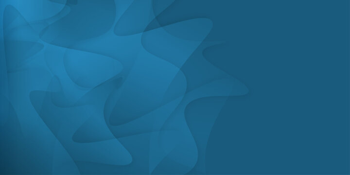 modern blue abstarct background of wave curved shape or paper cut style various geometric retro patterns shapes.	