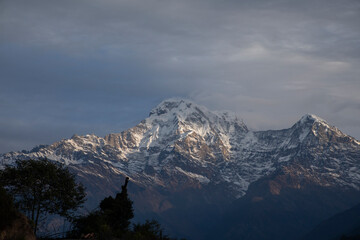 Naklejka premium Annapurna Dakshin mountains
