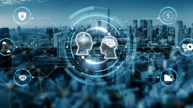 AI Assistant Brain Processor with LLM Technology, Big Data, Machine Learning, Generative AI for Business Support, Future Agentic AI Technology and Artificial Intelligence Prompt Engineering. Muxer