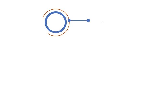 Elegant 4-step motion infographic for corporate process explanation.