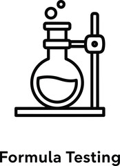 Obraz premium Scientist conducting formula testing in laboratory setting