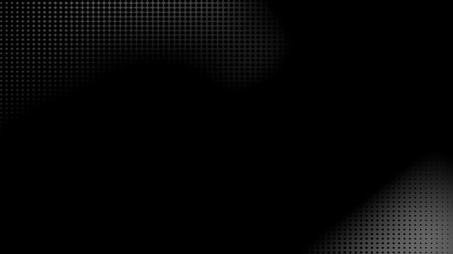 Abstract dot technology 4k loop motion background. Animated abstract technology dark background random dots and grid,
Digital background Gradient flickering dots on black background. 