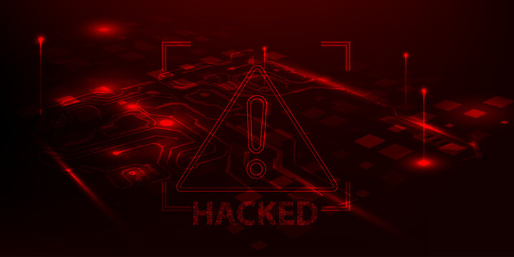 Vector illustration of a cybercrime attack for cyber security artwork and background.