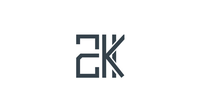 2K Logo Design Symbol.
