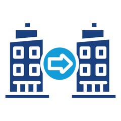 Obraz premium Merger Icon