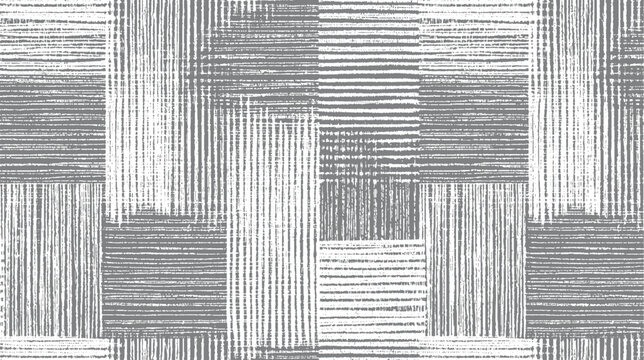 Seamless pattern of grey and white textured rectangles with vertical and horizontal lines