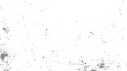 Obraz premium Scattered grey dust particles and smudges on a white background