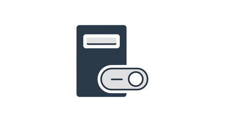 Fototapeta premium USB Flash Drive Icon Illustration Design.