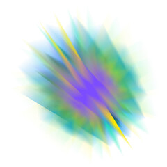 An abstract star burst blur shape transparent design element.
