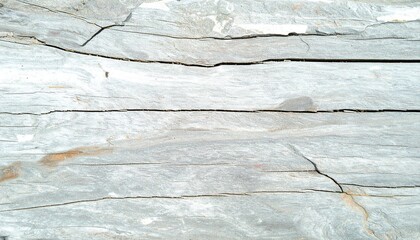 Cracked pale grey wood surface with subtle orange undertones