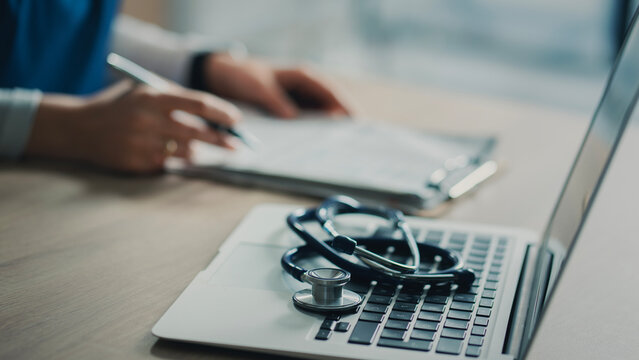 Healthcare and medical concept in the doctor's office