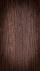 Dark brown wood grain background with natural vertical stripes texture